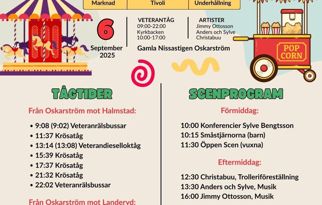 Oskarströmsdagen den 6 sep